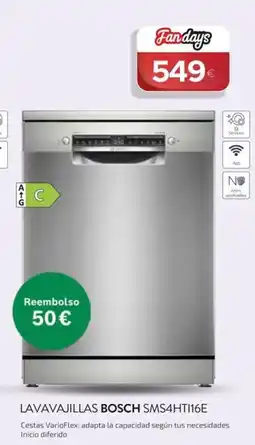 Tien 21 Bosch lavavajillas sms4hti16e oferta