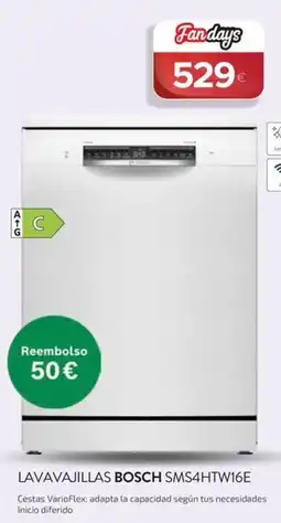 Tien 21 Bosch lavavajillas sms4htw16e oferta