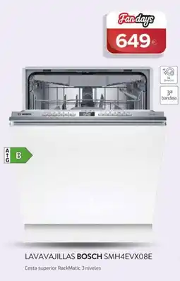 Tien 21 Bosch lavavajillas smh4evx08e oferta