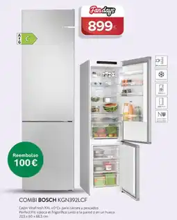 Tien 21 Bosch combi KGN392LCF oferta