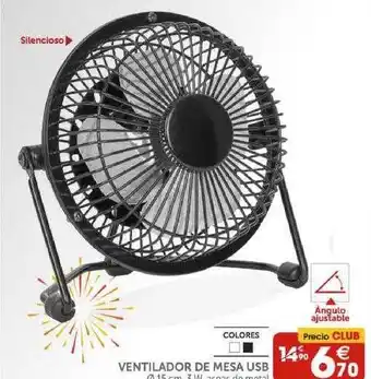 GiFi Ventilador De Mesa Usb oferta