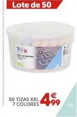 GiFi 50 Tizas Xxl 7 Colores oferta