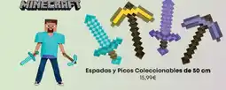 Game Minecraft espadas y picos coleccionables oferta