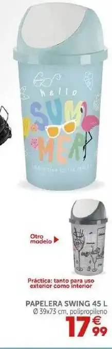 GiFi Papelera Swing 45 L oferta