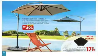 GiFi Parasol Céntrico Marbella Lástre 25 Kg oferta