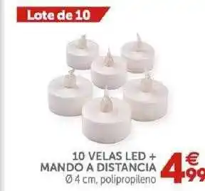 GiFi 10 Velas Led + Mando A Distancia oferta