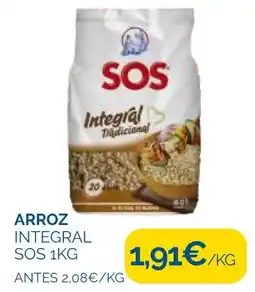 Supermercados La Despensa SOS arroz integral oferta