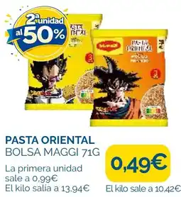 Supermercados La Despensa Pasta Oriental Bolsa Maggi oferta
