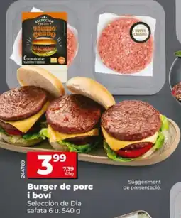 Maxi Dia Selección de Dia burger de porc i boví oferta