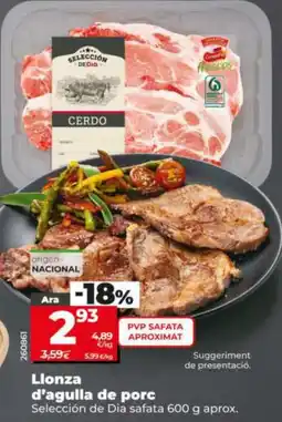 Maxi Dia Selección de Dia llonza d'agulla de porc oferta