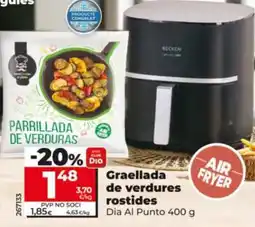 Maxi Dia Dia Al Punto graellada de verdures rostides oferta