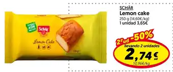 Schär lemon cake