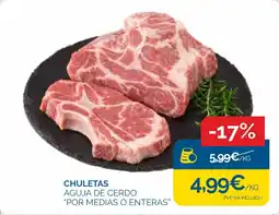 Supermercados La Despensa Chuletas aguja de cerdo oferta