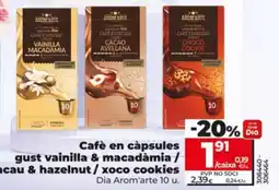 Maxi Dia Dia Arom'arte café en cápsules oferta