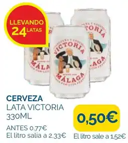 Supermercados La Despensa Cerveza lata victoria oferta