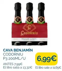 Supermercados La Despensa Cava benjamín codorniu oferta