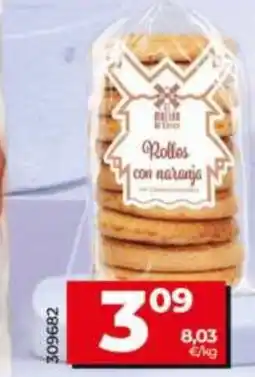 Maxi Dia El Dali Rollos con naranja oferta