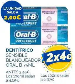 Supermercados La Despensa Oral b dentífrico sensible blanqueador oferta