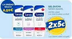 Supermercados La Despensa Sanex gel ducha oferta