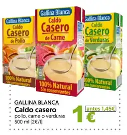 Hiper Usera Gallina Blanca Caldo casero oferta