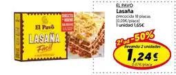 Hiper Usera El Pavó lasaña oferta