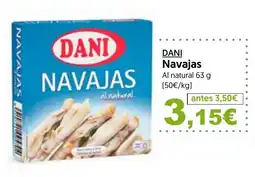 Hiper Usera DANI navajas oferta