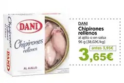 Hiper Usera DANI chipirones rellenos oferta