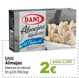 Hiper Usera DANI Almejas blancas al natural oferta