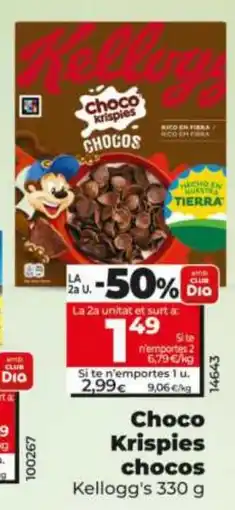 Maxi Dia Kellogg's Choco Krispies chocos oferta