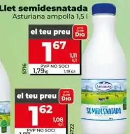 Maxi Dia Asturiana lleit semidesnatada oferta