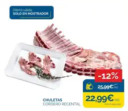 Cash Ecofamilia Chuletas cordero recental oferta