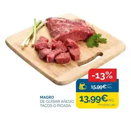 Cash Ecofamilia Magro de guisar ajoño tacos o picada oferta