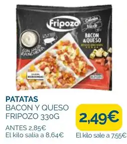 Supermercados La Despensa Fripozo patatas bacon y queso oferta