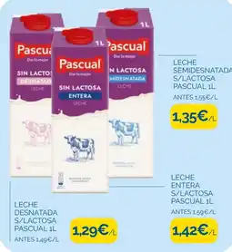 Supermercados La Despensa Pascual leche semidesnatada s/lactosa oferta