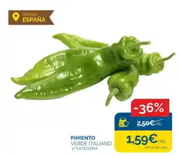 Supermercados La Despensa Pimiento verde italiano oferta