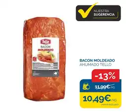 Supermercados La Despensa Tello bacon moldeado ahumado oferta