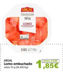 Hiper Usera Argal lomo embuchado oferta