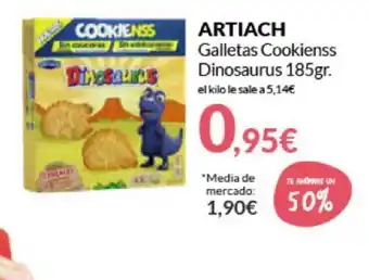 PrimaPrix Artiach Galletas Cookienss Dinosaurs 185gr. oferta