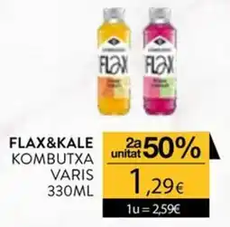 Plusfresc Flax&Kale kombutxa varis oferta