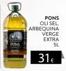 Plusfresc Pons oli sel. arbequina verge extra oferta