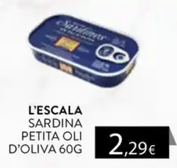 Plusfresc L'escala sardina petita oli d'oliva oferta