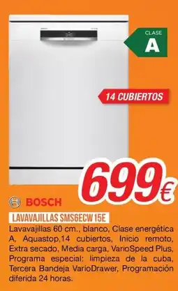 Expert Bosch lavavajillas sms6ecw 15e oferta