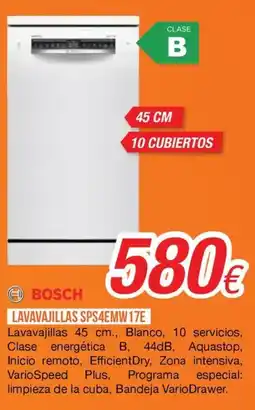 Expert Bosch lavavajillas sps4emw17e oferta