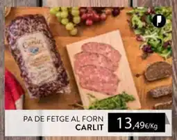 Plusfresc Carlita pa de fetge al forn oferta