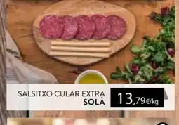 Plusfresc Salsitxo Cular Extra Solà oferta