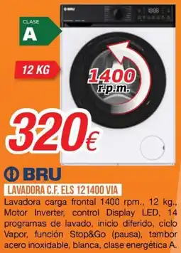 Expert Bru lavadora c.f. els 121400 via oferta