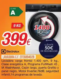 Expert Electrolux lavadora c.f. efe689402b oferta