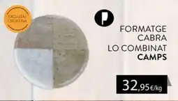 Plusfresc Lo combinat camps formatge cabra oferta