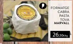Plusfresc Formatge cabra pasta tova marvall oferta