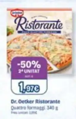 Plusfresc Dr. Oetker Ristorante Quattro Formaggi oferta